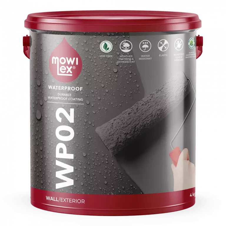 WP02 WATERPROOF is an advanced, high-tech waterproofing coating, Cat Pelapis Anti Bocor