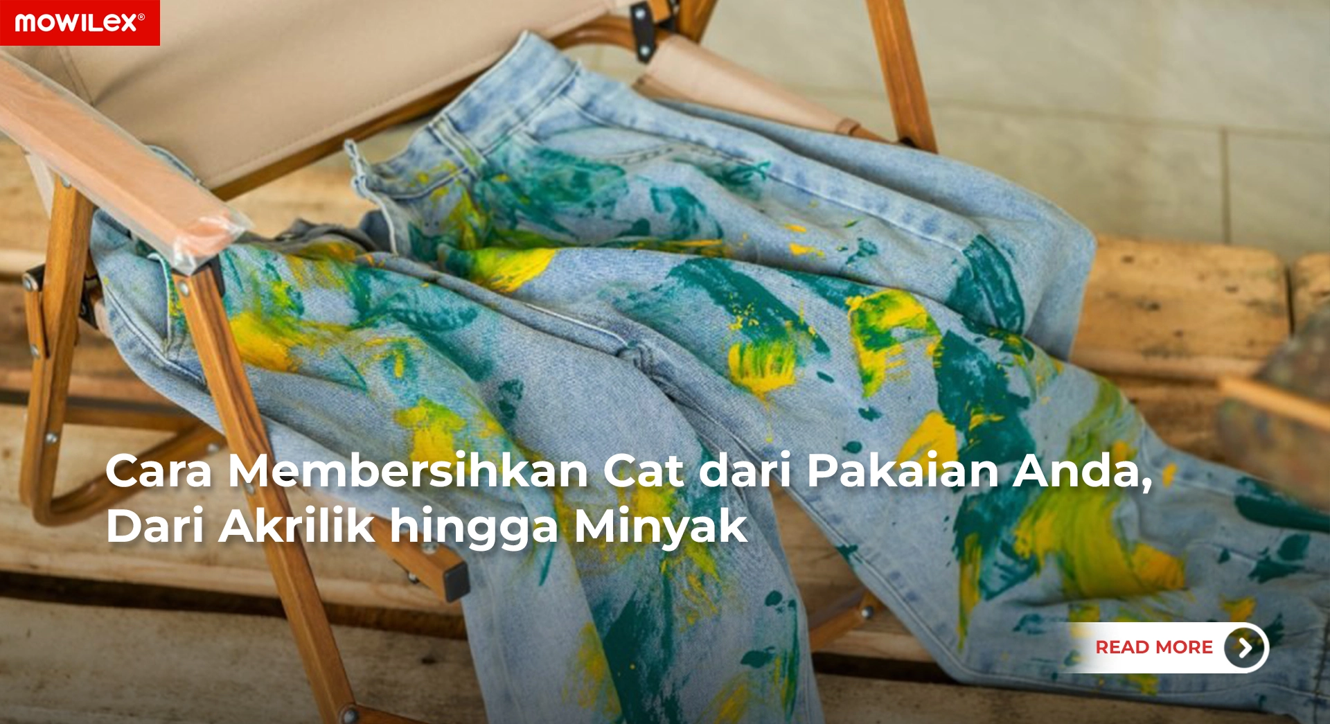 Cara membersihkan cat akrilik