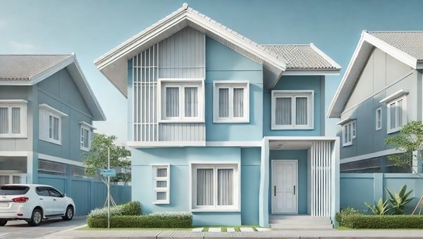 warna cat rumah bagian luar yang cerah