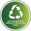 40% Recycled Paint Mowilex Recycled Paint