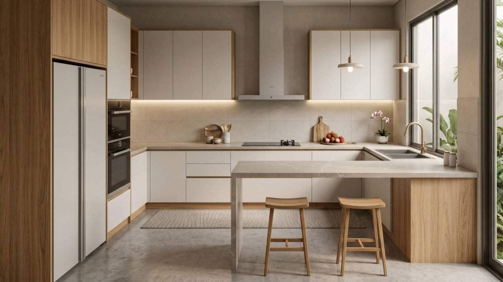 model dapur letter G