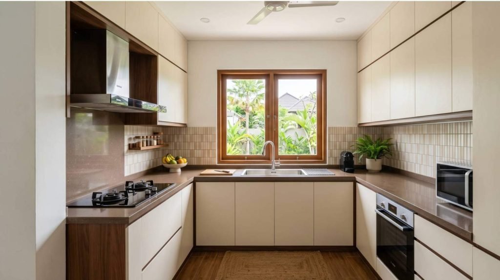 model dapur bentuk U
