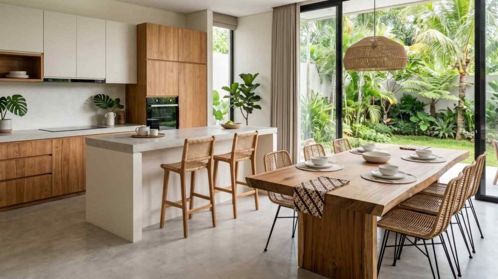 konsep dapur open space