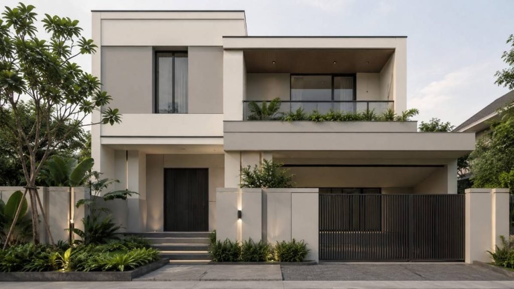 fasad rumah minimalis modern