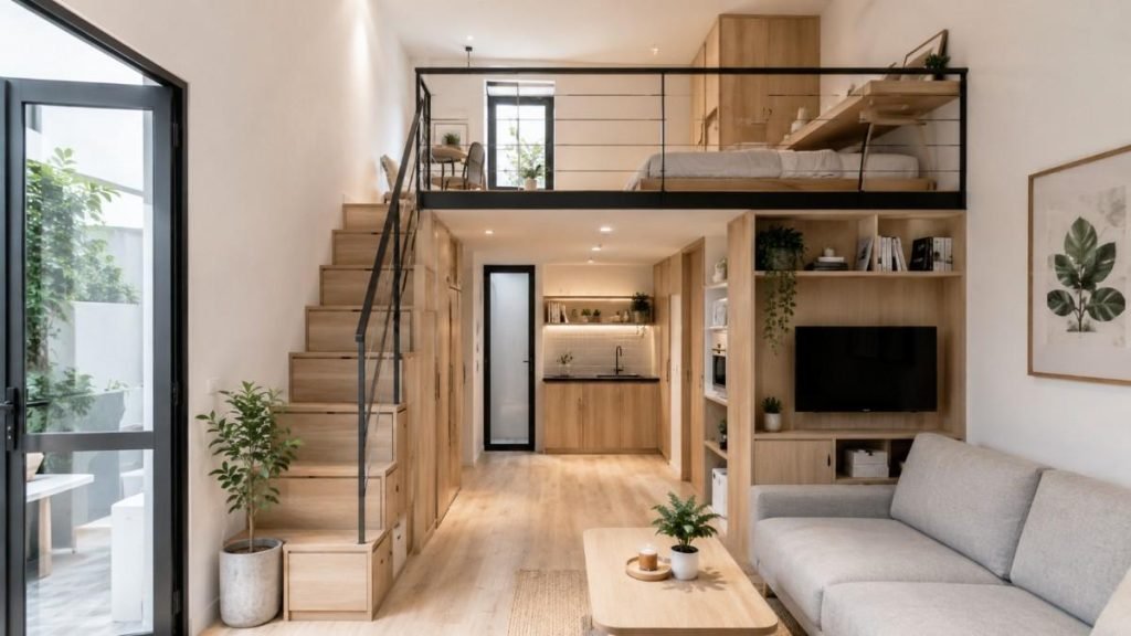 mezzanine compact untuk rumah kecil