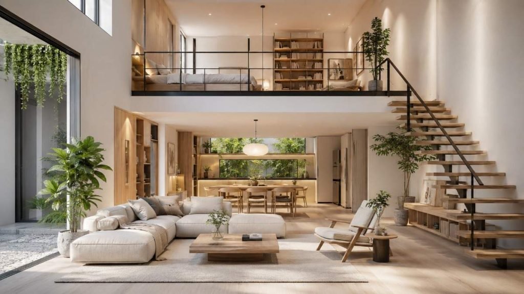 model rumah mezzanine minimalis
